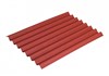 ONDULINE Malá vlnitá asfaltová střešní deska EASYLINE INTENSE 100/76cm - červená